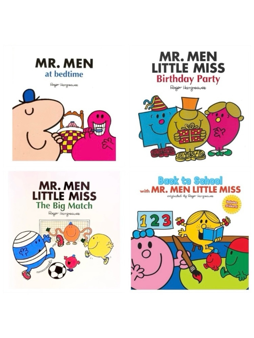 Mr. Men Little Miss Books | Set of 4